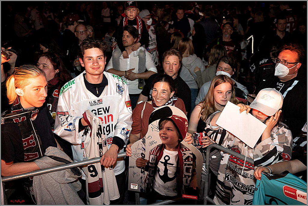 Koelner Haie Abschiedsfeier; Koeln, 22.04.2022